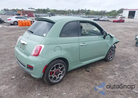 2015 Fiat 500 Sport z USA, uszkodzony, nr VIN 3C3CFFBRXFT636760